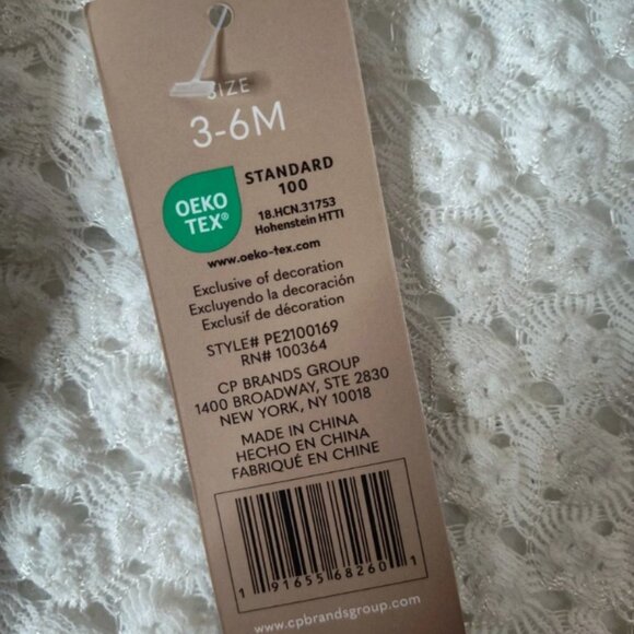 Chickpea Baby 3-pc Animal Print Outfit Set with Giraffe Embroidery Size 3-6 Mos. - Picture 4 of 6